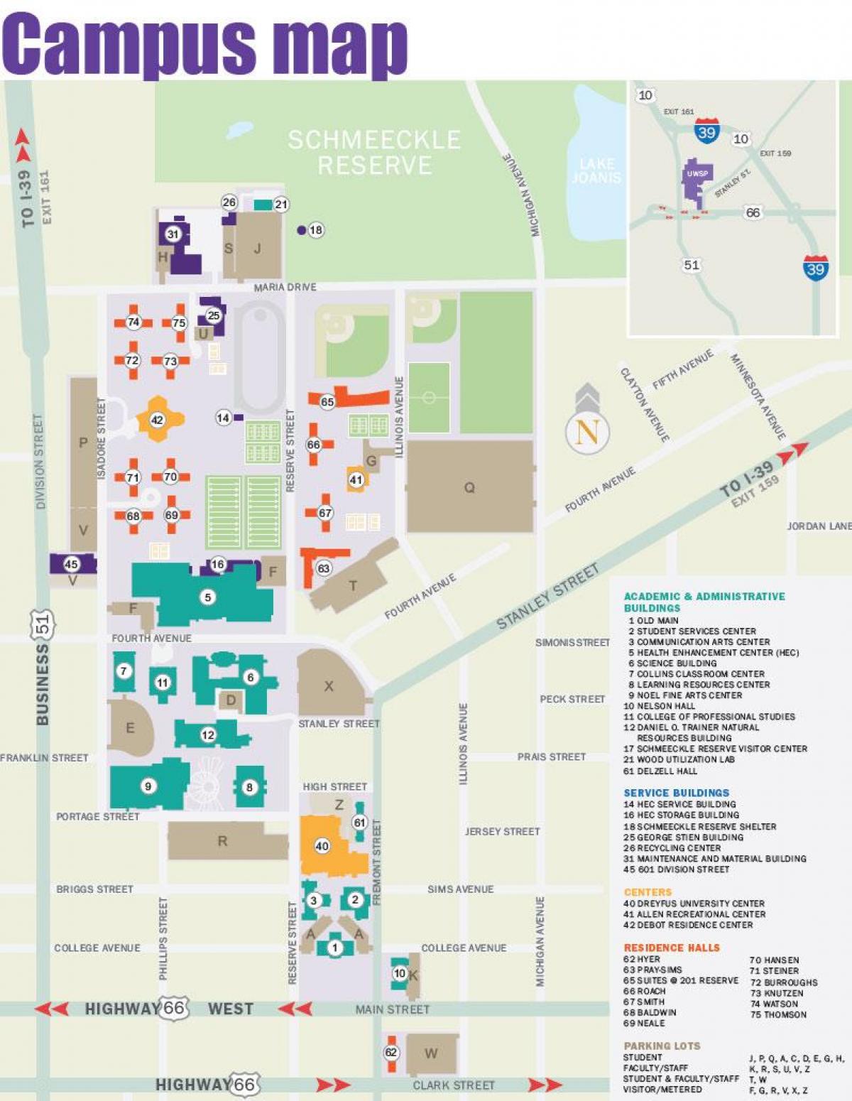 mapa NYU kampusu