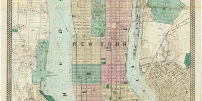Istorijski Manhattan mape
